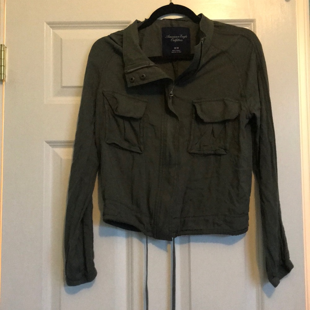 AE army green light weight jacket